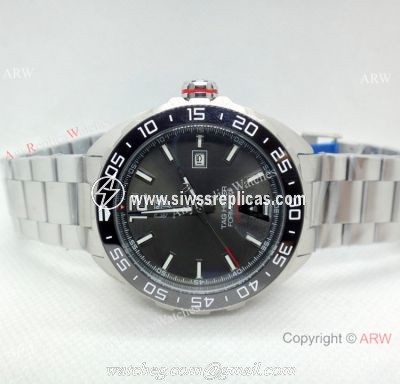 Replica TAG Heuer F1 Formula 1 Calibre 5 Watch Stainless Steel Gray Dial
