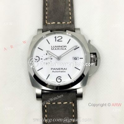 2021 New Copy Panerai Luminor Marina 44mm PAM1314 Watch White Dial