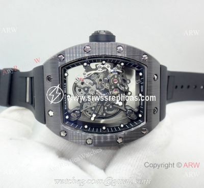 New Copy Richard Mille RM 055 Bubba Watson Watch Ceramic Case