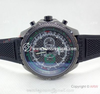 Copy Breitling Bentley GT3 Blacksteel Green Inner R?Plica Breitling Mens Watch
