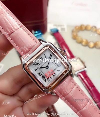 New Fake Cartier Panthere de Cartier Bracelet Two Tone Rose Gold 27mm