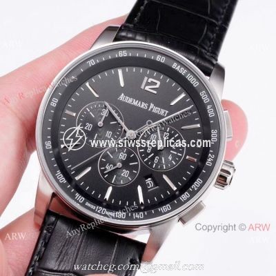 Replica Audemars Piguet New Code 11.59 Collection SS Black Dial