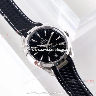 (VSF) Swiss Omega Seamaster Aqua Terra Copy Watch Black Face Watch 41mm