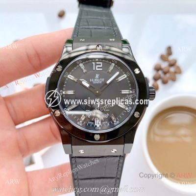 Solid Black Hublot Classic Fusion Men Watch  New Replica