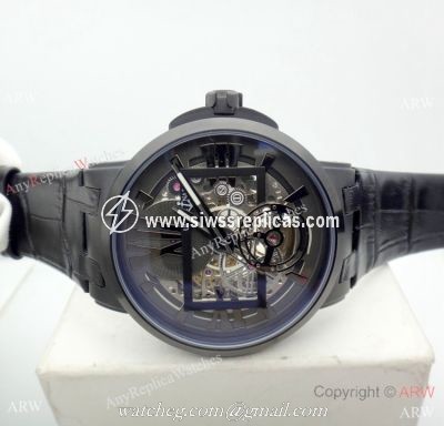 New Copy Ulysse Nardin Executive Dual Time All Black Watches