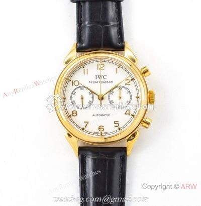 Swiss Replica IWC Portuguese 7750 Watch Gold Case 2019 New