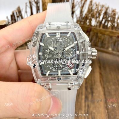 New Copy Hublot Spirit of Big Bang Transparent Watch Japan Grade Hublot Clear Watch