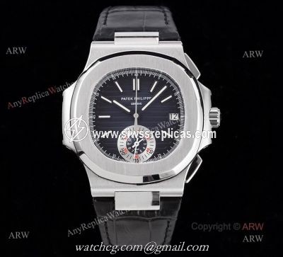 New Patek Philippe Nautilus Stainless Steel Dark Blue Dial Luxury Replica Watches