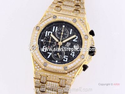 Best Replica Audemars Piguet Royal Oak Gold Watch Audemars Piguet Full Diamond Watch
