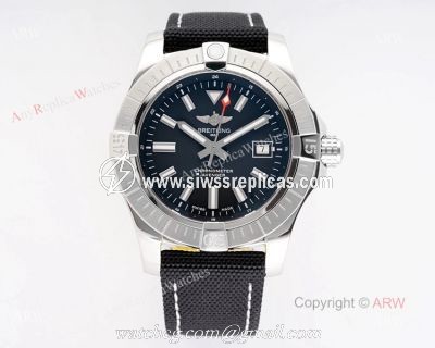 (BLSF) New Breitling Avenger Seawolf Black Dial Asia 2836 Mens Watch Replica