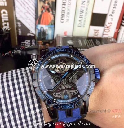 Copy Roger Dubuis Excalibur Lamborghini Huracan Extra Large Face Mens Watches