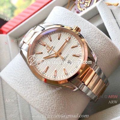 Omega Seamaster Aqua Terra 150 m 41mm Watches Two Tone Rose Gold