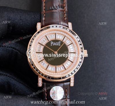 New Replica Piaget Altiplano Diamond Rose Gold Watch 41mm