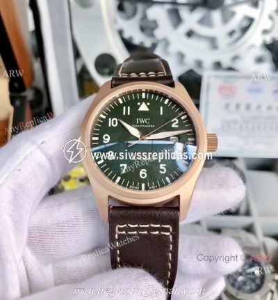AAA Replica IWC Big Pilots Spitfire Automatic Watch Rose Gold