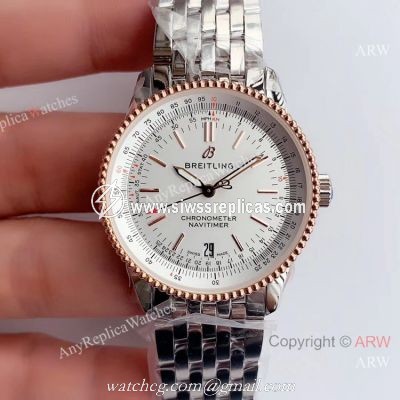 Highest Quality Breitling Navitimer 1 Swiss 2824 Watch Rose Gold Bezel