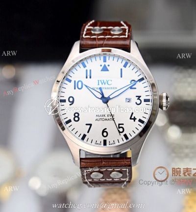 Best IWC Mark XVIII Replica Watches White Face Automatic