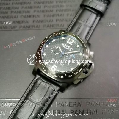 Copy Paneria Luminor Regatta PAM308 Watch Black Case