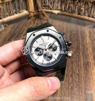 Black Steel Audemars Piguet Royal Oak Replica Watches Automatic