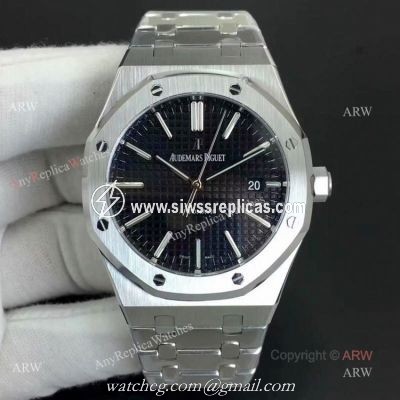 BF Swiss Replica Audemars Piguet Royal Oak 15400 Black Dial Automatic Watch