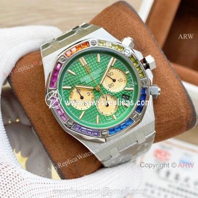 Fashion Style Audemars Piguet Royal Oak Rainbow Copy Watches