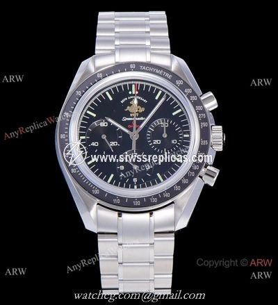 OM Factory Omega Speedmaster Apollo 11 Stainless Steel Watch 2021 New!