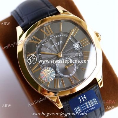 JH Factory Swiss Cartier Drive De Watches Rhodium Dial