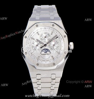 BF Audemars Piguet Perpetual Calendar Replica Watch Silver Dial Cal.5134 Movement