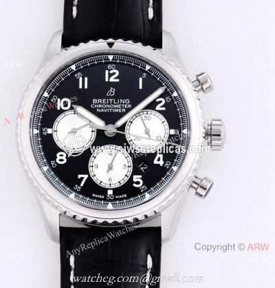 2021 New! Breitling Premier B01 Chronograph Swiss 7750 Watch Leather Strap