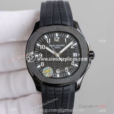 Swiss Knockoff Patek Philippe Aquanaut Watch 324 S C Watch All Black 40mm