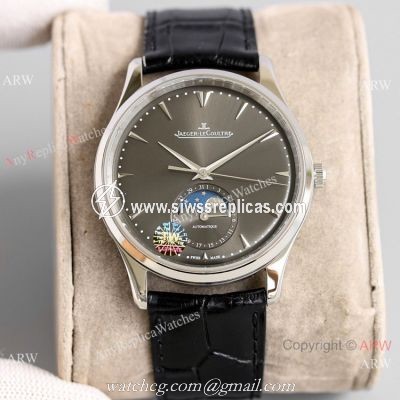 Grade 1A Jaeger-LeCoultre Master Ultra Thin Moonphase Watch Rhodium Dial
