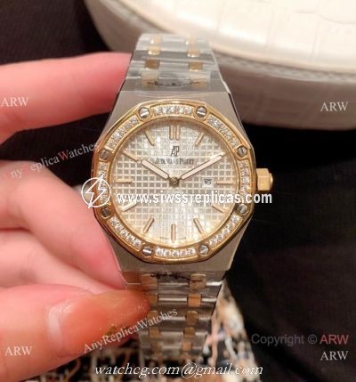 Copy Audemars Piguet Royal Oak Lady 33mm Watches Two Tone