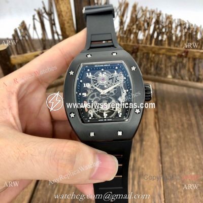 Swiss Quality Copy Richard Mille RM17-01 Black Ceramic Watches