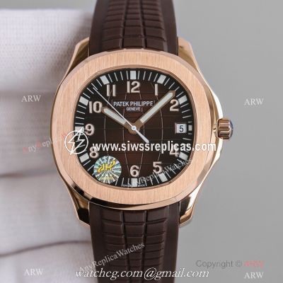 Swiss Knockoff Patek Philippe Aquanaut 324 S C Watch Chocolate Gradient Dial