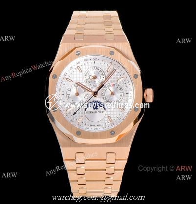 BF Replica Audemars Piguet Perpetual Calendar Watch Rose Gold Cal.5134 Movement