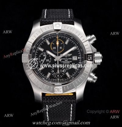 Swiss Grade Breitling Avenger Black Dial Watch Swiss 7750 Movement