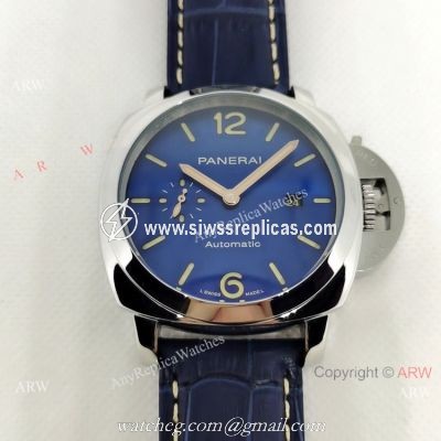 Replica Panerai Luminor Due PAM00927 Watch Blue Dial 44MM