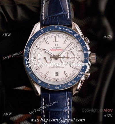Best Replica Omega Speedmaster racing Watches White Dial Blue Dial