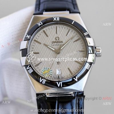 AAA Grade Swiss Replica Omega Constellation Gents 8800 Watch Gray Face 2020 New
