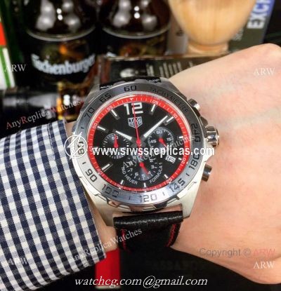 Clone Tag Heuer F1 Formula 1 Chronograph 41mm Watches Red Inner