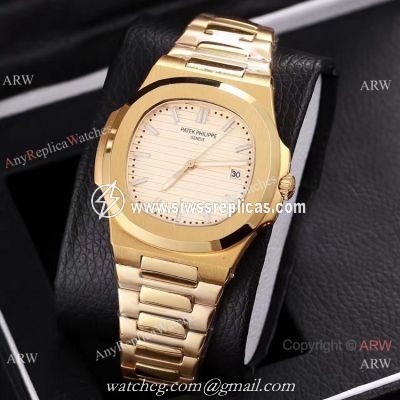 Knockoff Patek Philippe Nautilus All Gold Watches 40m