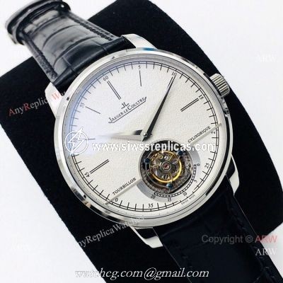 AAA Replica Jaeger-Lecoultre Master Ultra Thin Tourbillon White Dial Watch Grade 1A