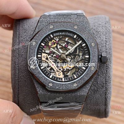New Copy Audemars Piguet Royal Oak &8216;Frosted Watch Skeleton Dial 42mm
