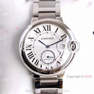 Swiss Replica Cartier Ballon Bleu 42mm XL Watch Stainless Steel