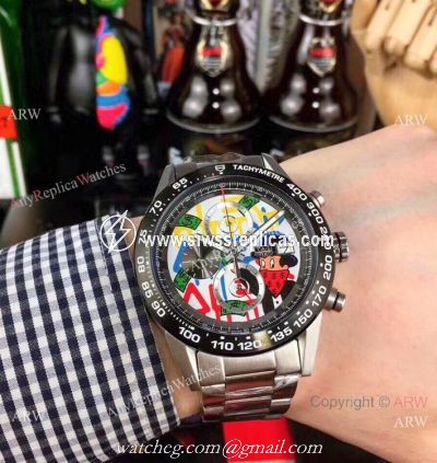 Best Copy TAG Heuer Carrera And Formula 1 Alec Monopoly Edition Watch