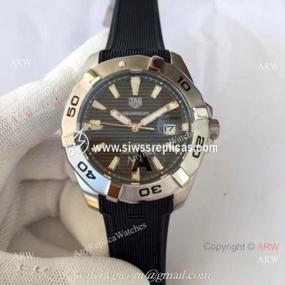 Copy Tag Heuer Aquaracer Calibre 5 Watches Gray Dial