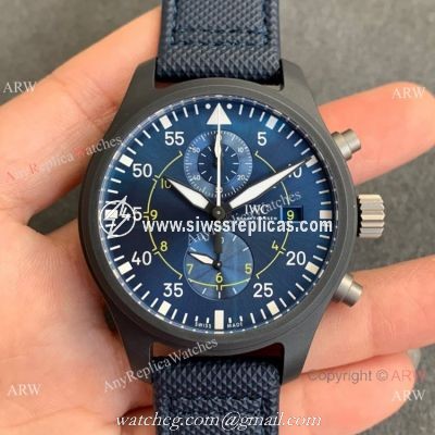 New Arrival! ZF Swiss IWC Blue Angels Pilots Copy Watch Chronograph