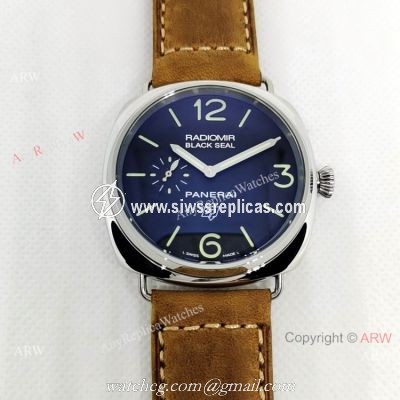 NEW! Panerai Radiomir Black Seal Blue Dial Watch PAM00754