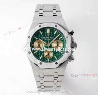 New BF Factory Audemars Piguet Royal Oak Green Dial AP 26331OR 41mm Stainless Steel Superclone Watch