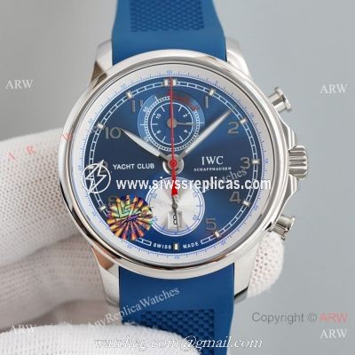 New Replica IWC Portugieser Yacht Club Chronograph IW390704 Watch Rubber Strap