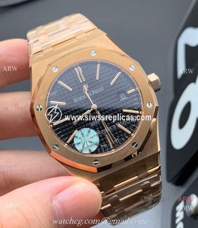 JF Factory Audemars Piguet Royal Oak 15400 Rose Gold Watch 41mm